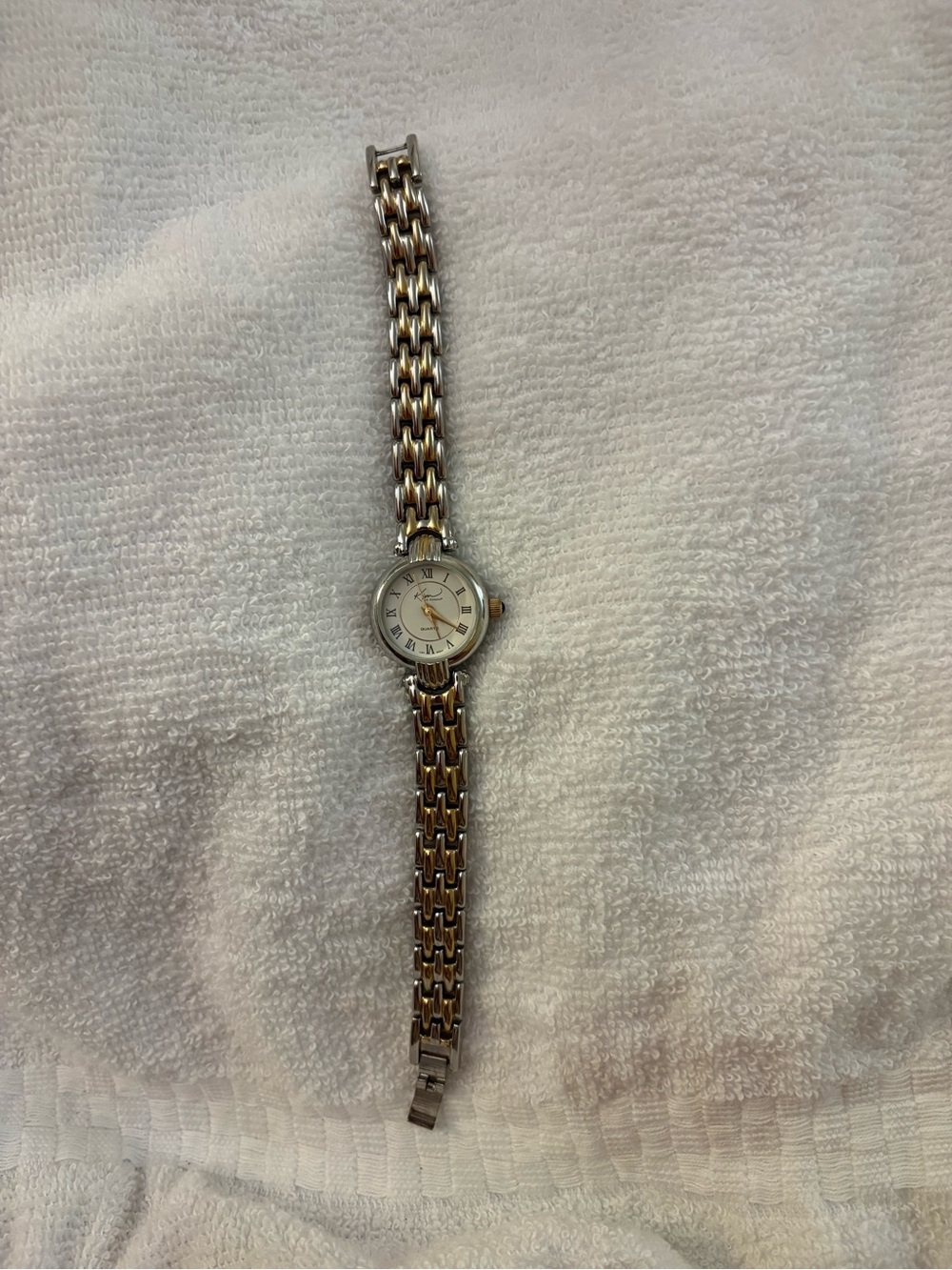 Two-Tone Silver and Gold Women's Bracelet Watch - Classic Design